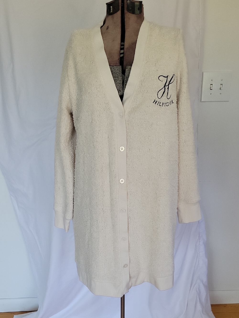 Tommy Hilfiger Cardigan Small Cream